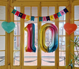 DÉCIMO ANIVERSARIO COWORKING ARAGO 308